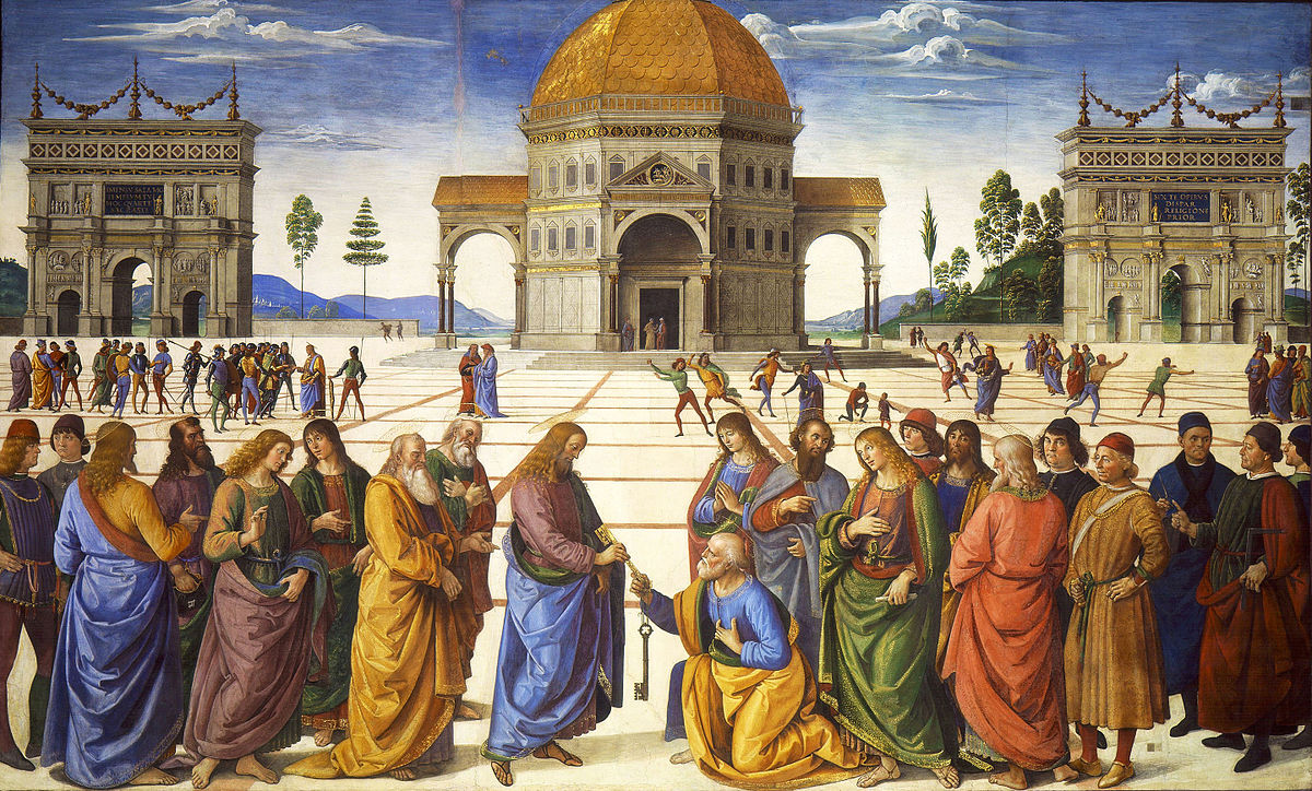 Consegna delle chiavi – Perugino